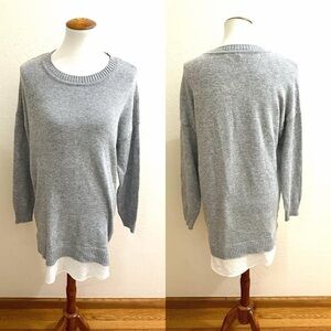 {Anthro} Moth Gray tunic